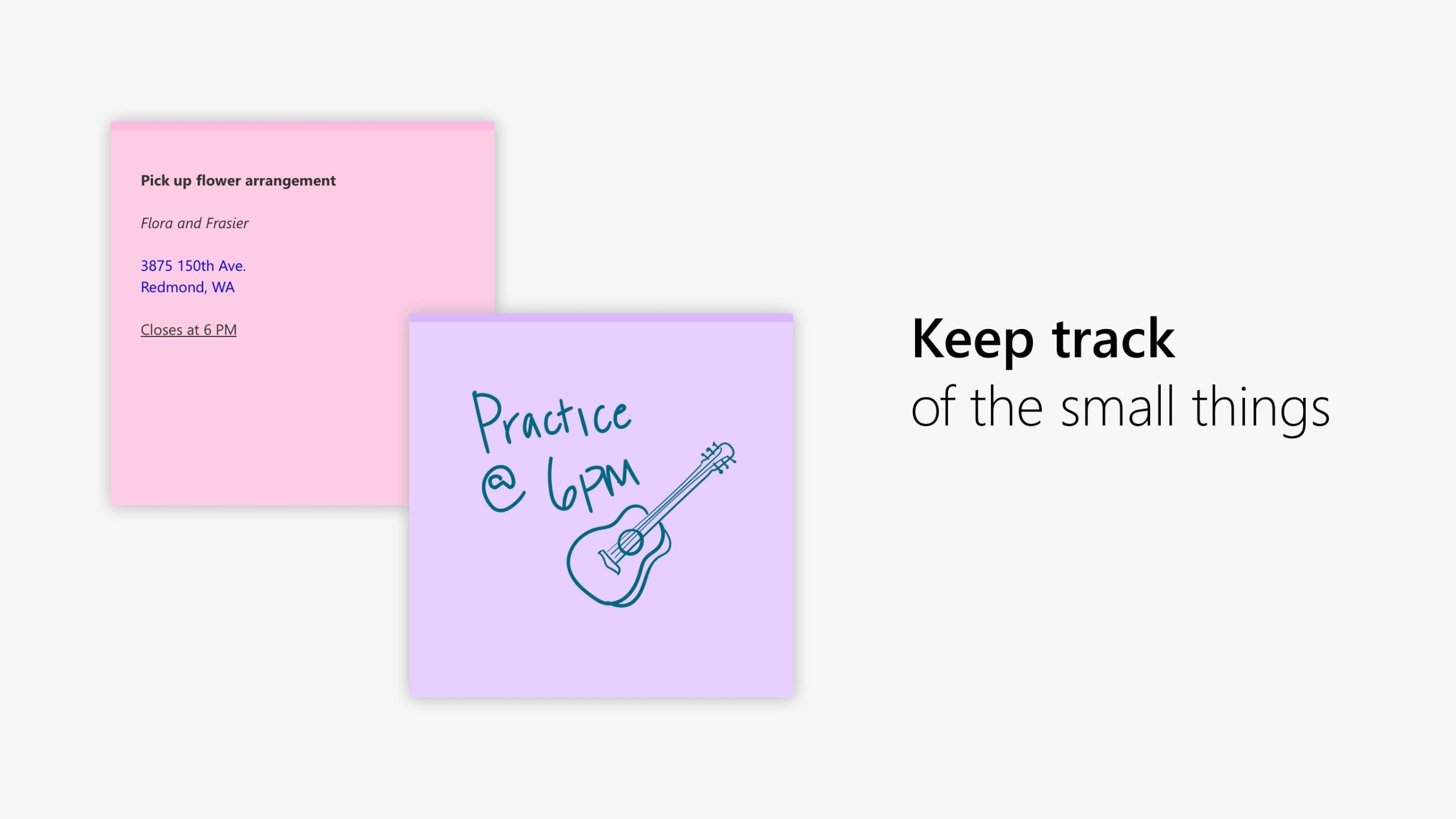 Microsoft Sticky Notes screenshot 1