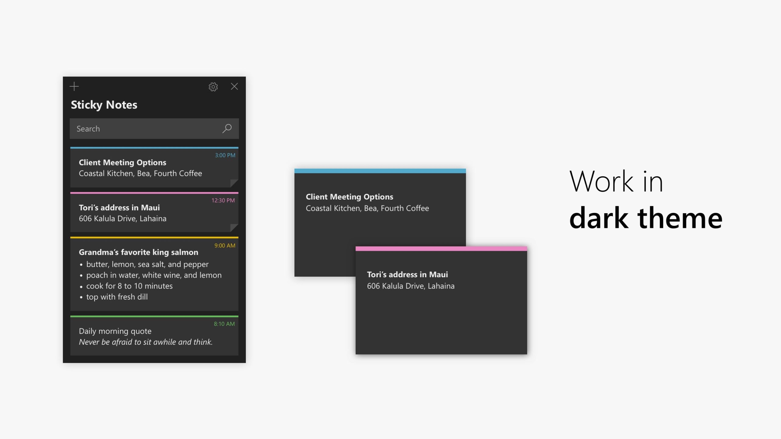 Microsoft Sticky Notes screenshot 4
