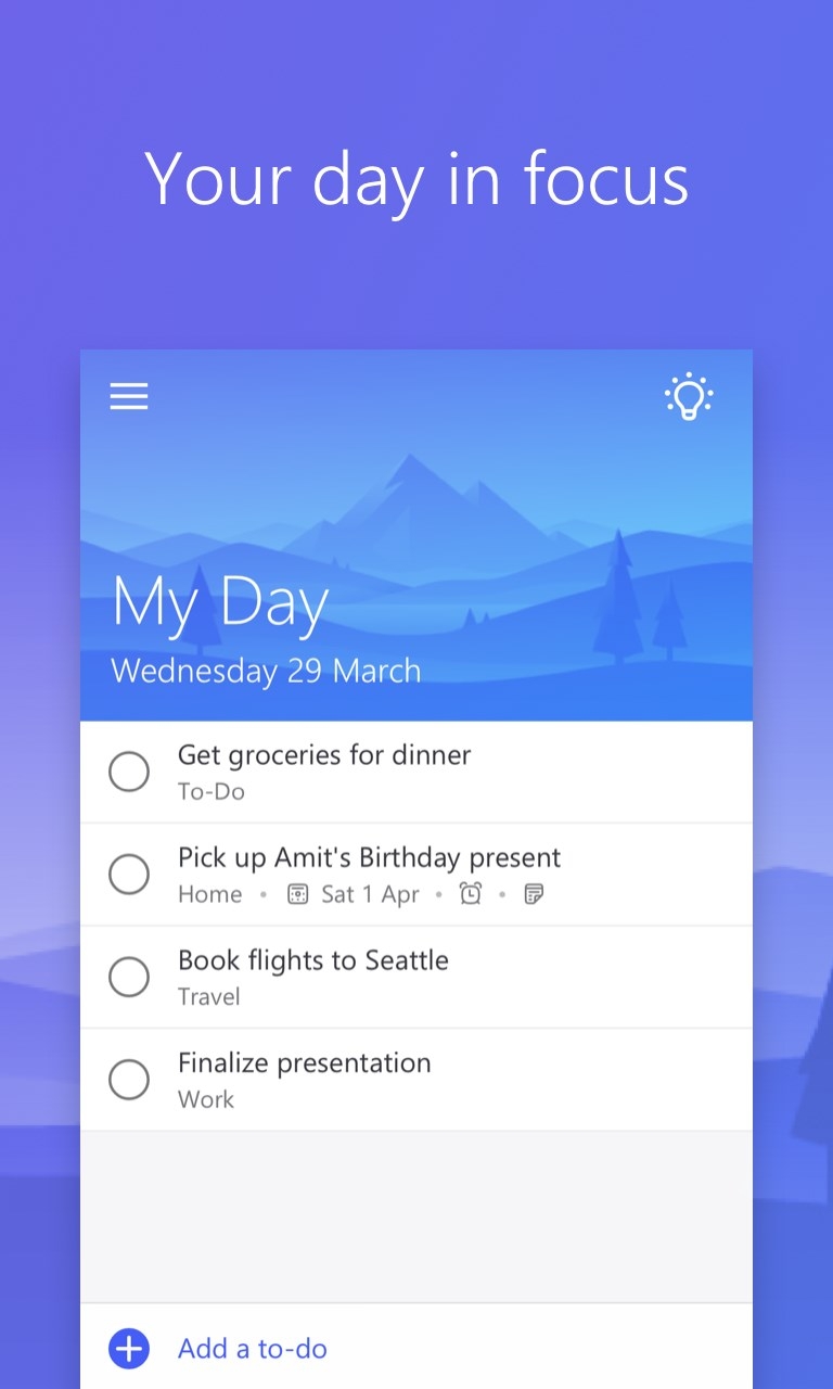Microsoft To Do: Lists, Tasks & Reminders screenshot 1