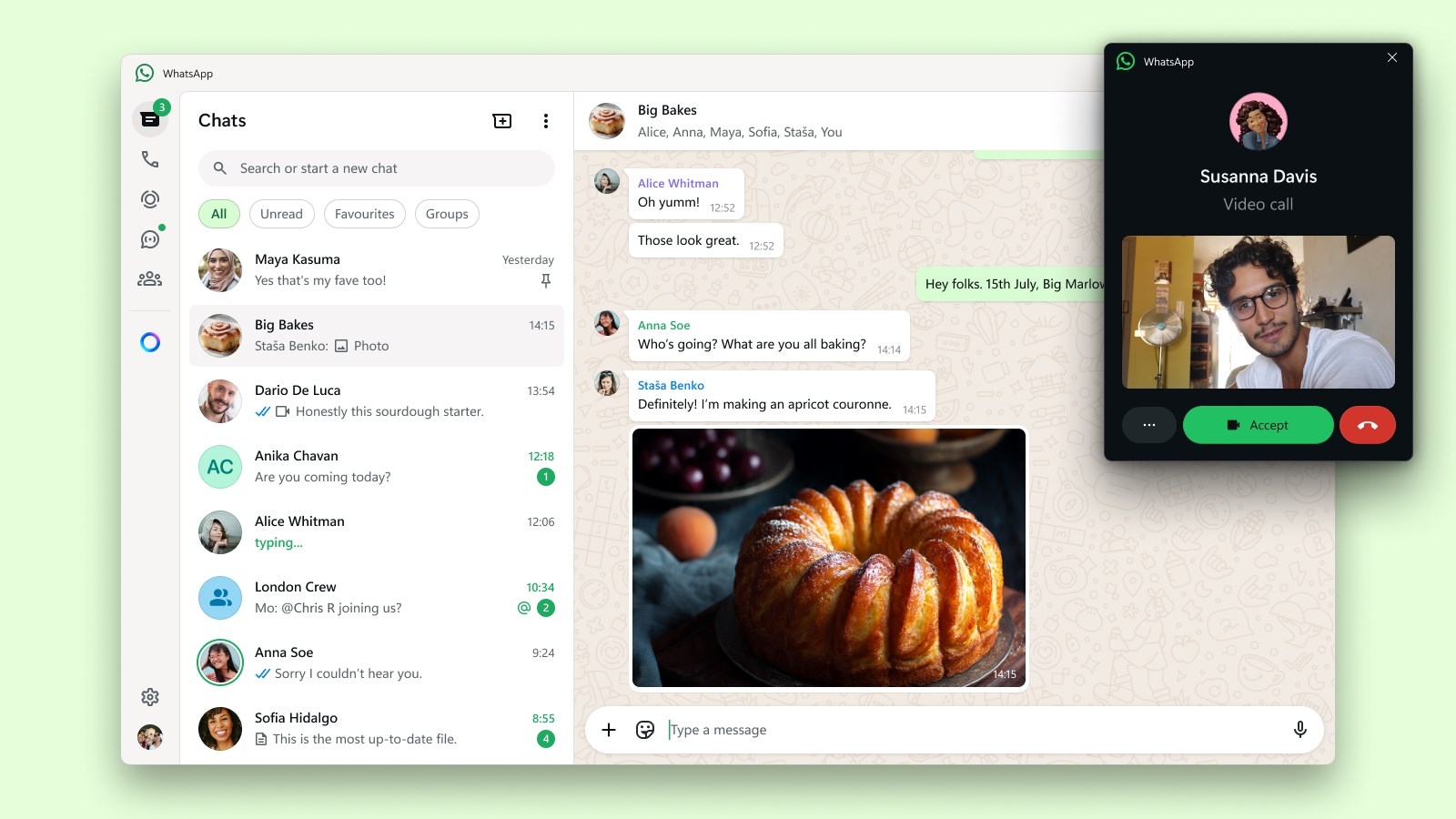 WhatsApp screenshot 1