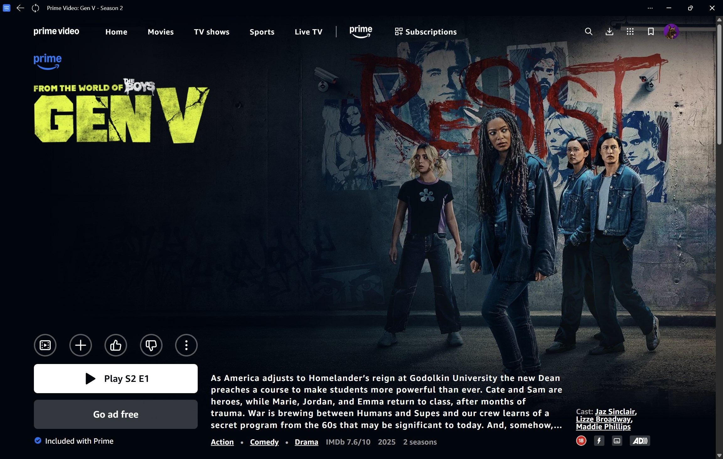 Prime Video for Windows screenshot 3